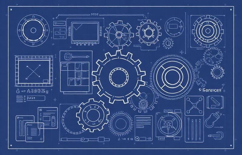 Behind-the-scenes illustration showing game design wireframes, engagement graphs, and UX flow diagrams on a designers workstation